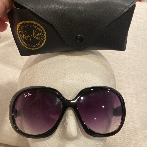 Ray-Ban sunglasses 😎 made in USA oversized black wipe case - Picture 14 of 15